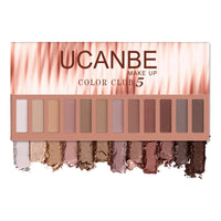 UCANBE 12 Color Eyeshadow Makeup Palette, Naked Nude Eye Shadow, Neutral Matte Shimmer Make Up Pallet - 05 Good Vibrations