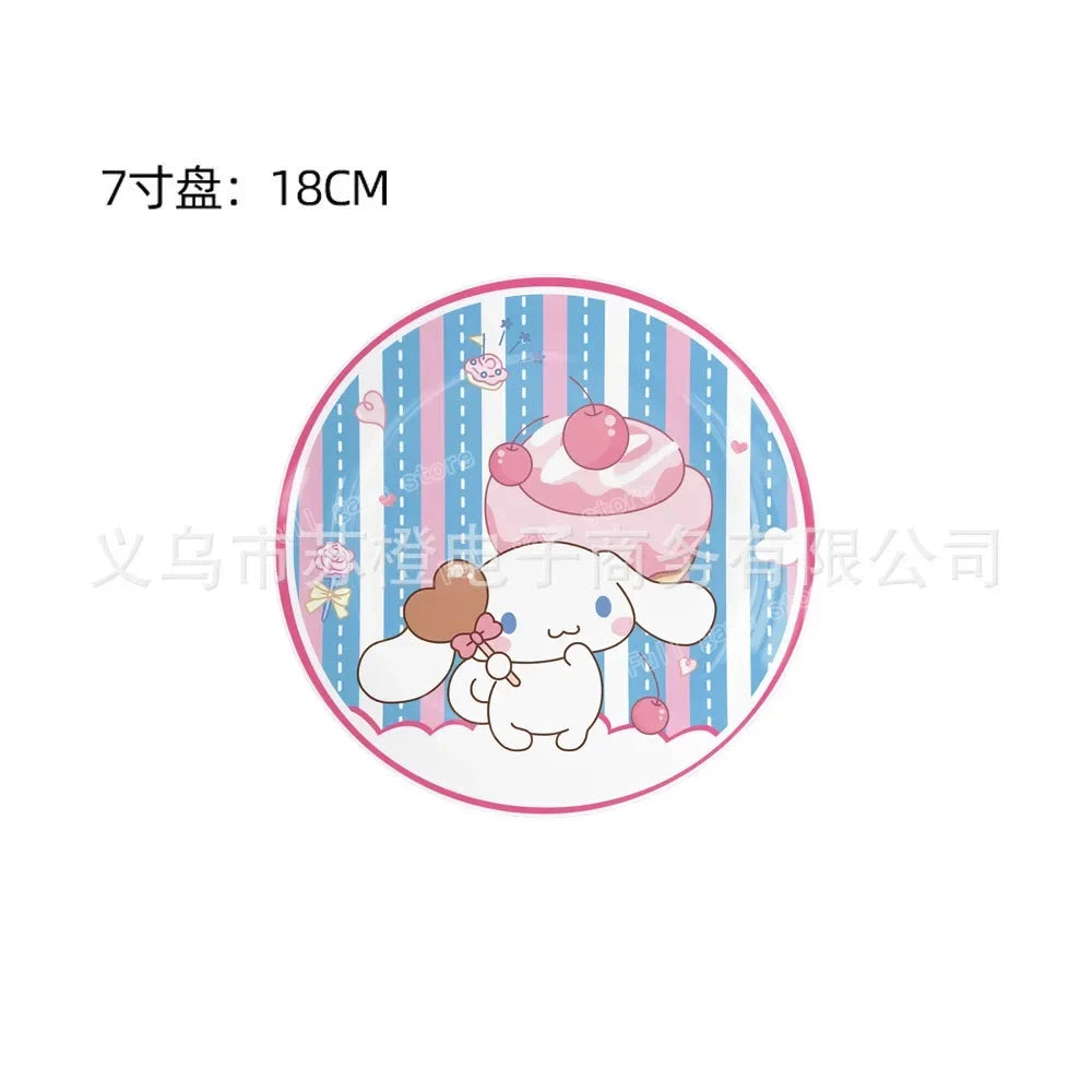 Cinnamoroll Theme Party Supplies Kids Birthday Christmas Decorations Gift Bag Ballons Banner Cake Topper Tableware Accessories Good Vibrations