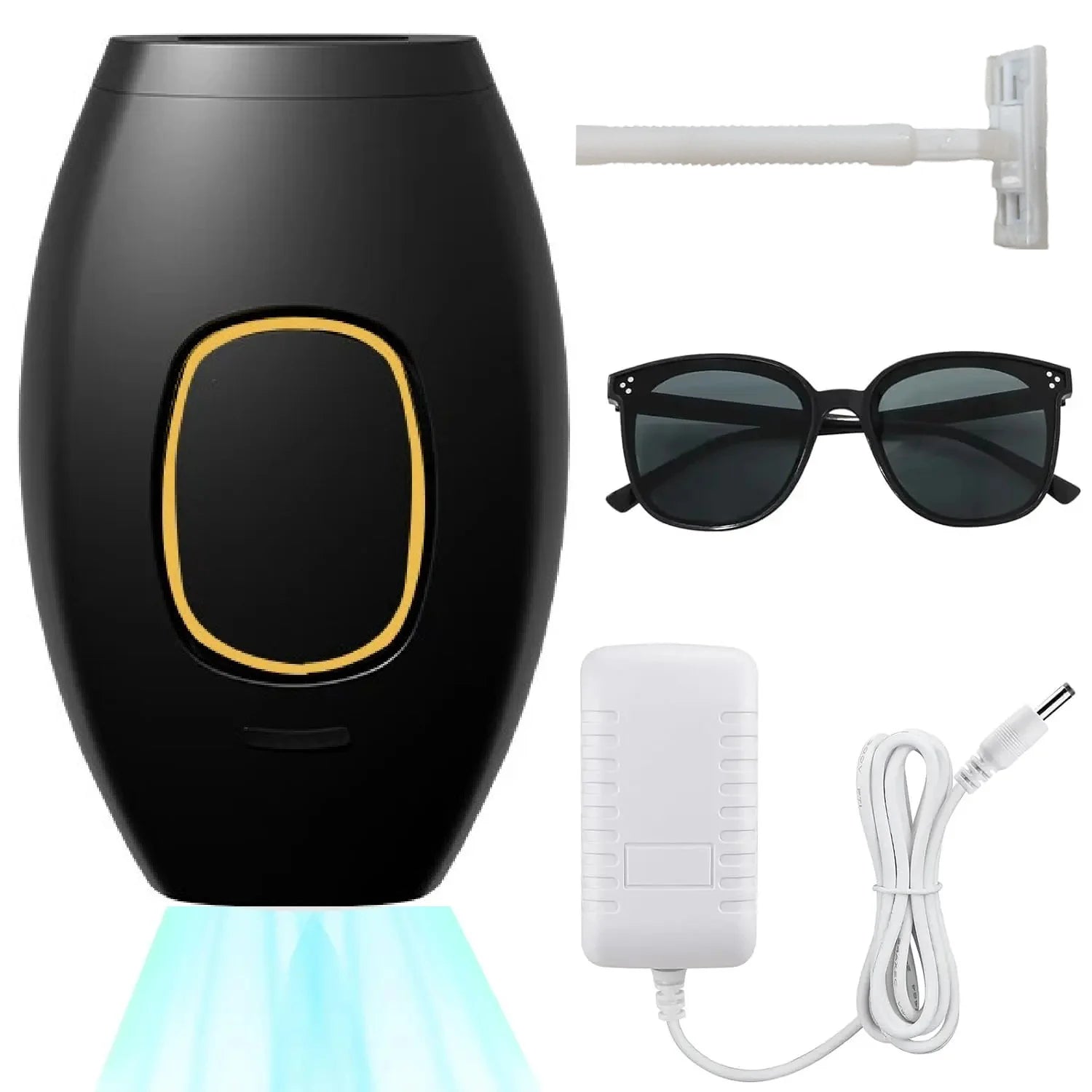 Permanently Home Use Mini Handheld 999999 Flashes IPL Laser Hair Removal Device Painless Personal Care for Men and Women 881 Good Vibrations