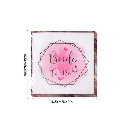 Bachelorette Party Team Bride To Be Tableware Cups Plate Bridal Shower Gift Bride to be Hen Wedding Decorations Adult Supplies Good Vibrations