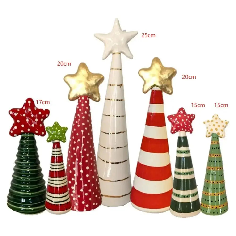 Beautiful and Unique Resin Christmas Tree Decoration Home Decor Party Christmas Tree Sculptures Art Xmas Tree Ornaments Good Vibrations