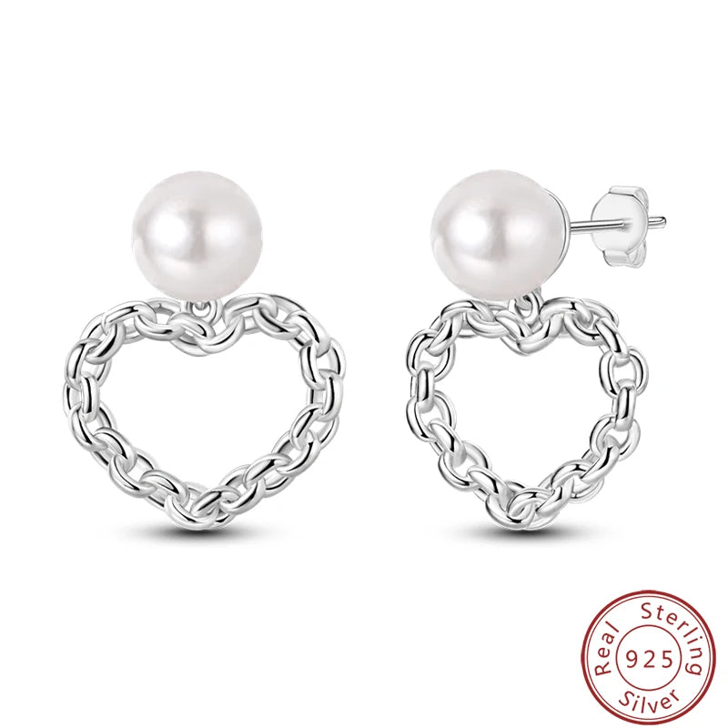 Women's Earrings 925 Sterling Silver Ocean Cute Pet Insect Plant Multi Style Earrings Fit Anniversary Delicate Jewelry Gifts Good Vibrations