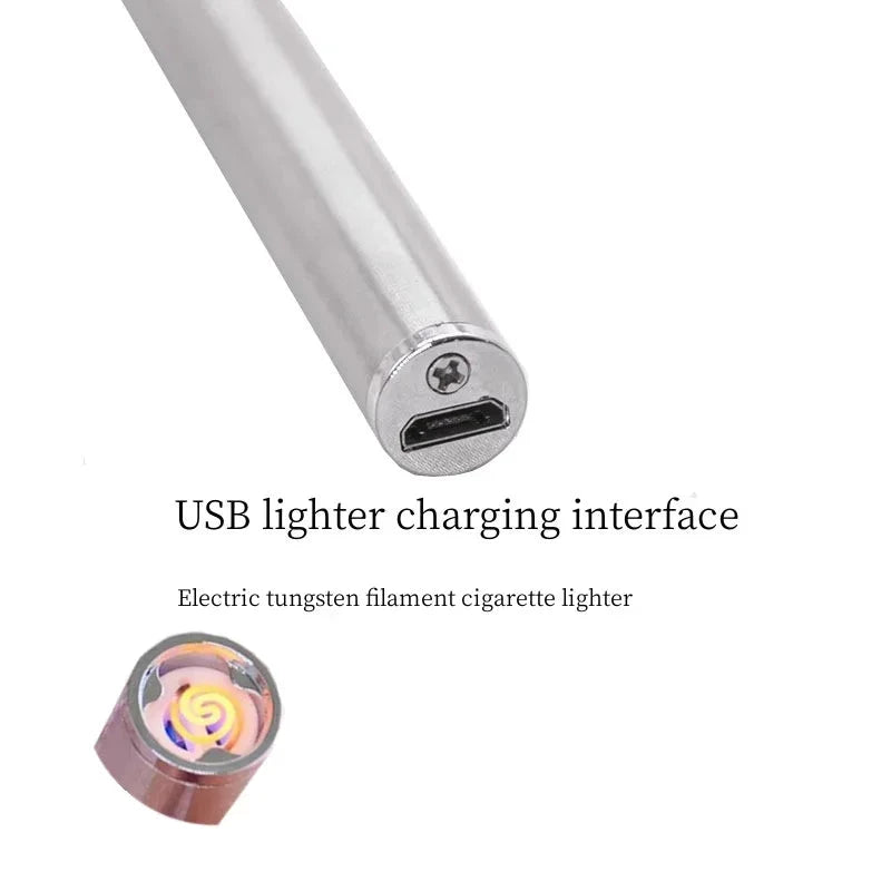 Luxury Rhinestone Cigarette Box with USB Charging Lighter Windproof Portable Smoking Accessories Fashionable Women's Gift Good Vibrations Adult Super Store