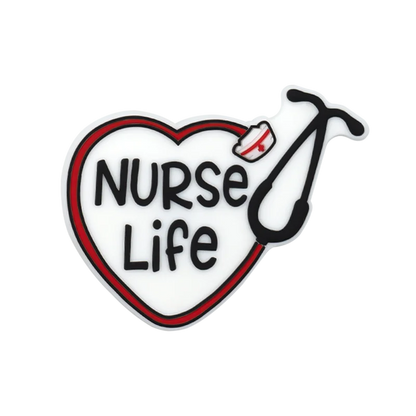 1/9pcs Rose Charms For Beach Bag Accessories Heart Glasses Lips Handbag Decoration Beach Coconut for Tote Bag Accessories Good Vibrations