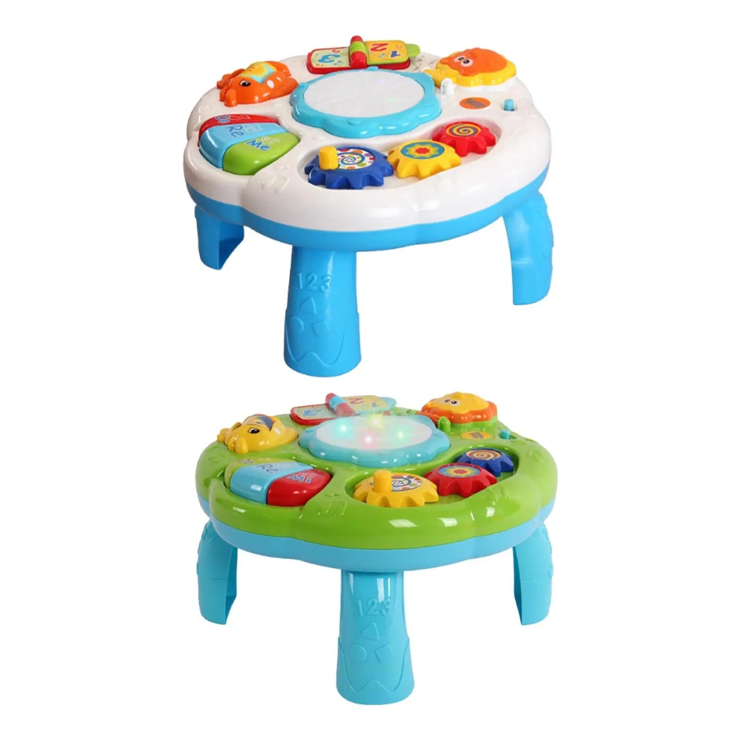 Baby Activity Table Educational Toy Early Development with Light Interactive Good Vibrations