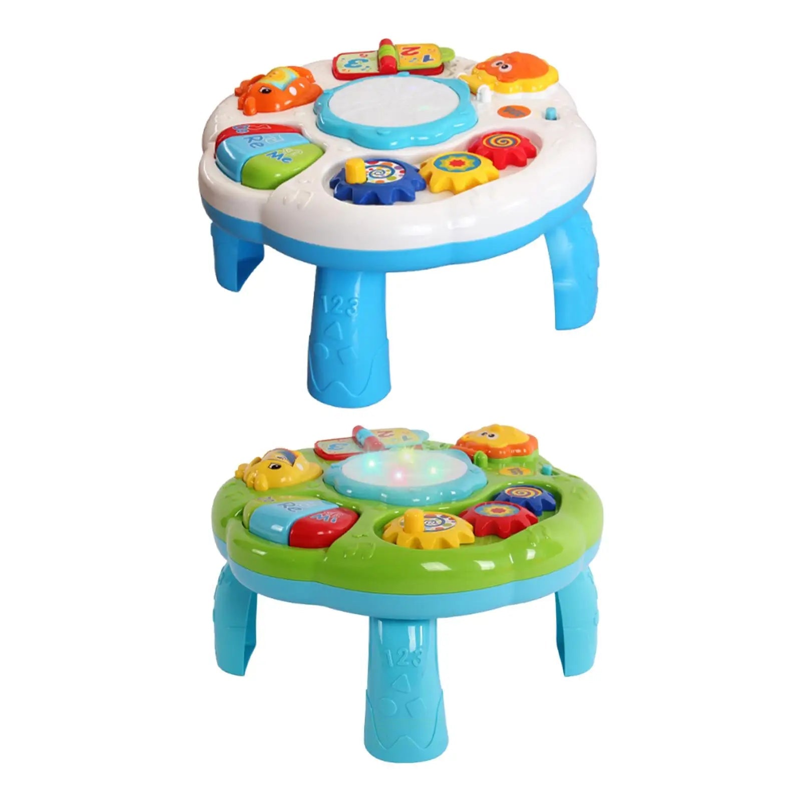 Baby Activity Table Educational Toy Early Development with Light Interactive Good Vibrations