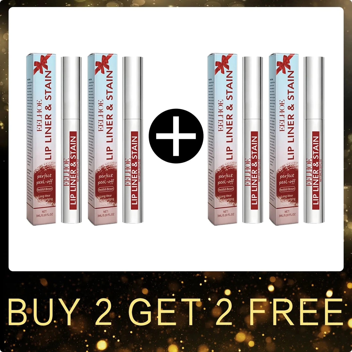 EELHOE Peel off Lip Liner Tattoo 3 Colors Matte Waterproof Non-stick Tear-Off Lip Stain Long Lasting Lip Liner Make up Cosmetics Good Vibrations