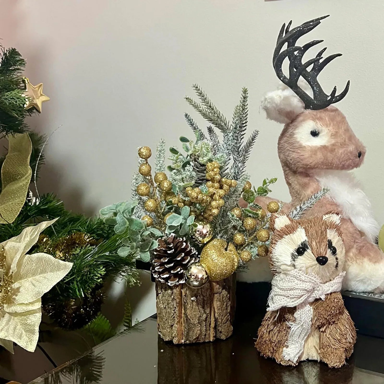 Small Christmas Tree Tabletop Artificial Christmas Tree Decorations With Holiday Ornaments For Home Indoor Christmas Decorations Good Vibrations