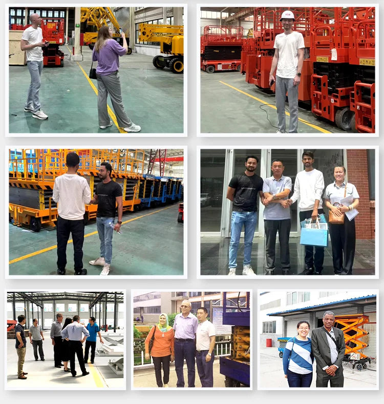 Portable residential single lift, lifting height 6m - 10m, aluminum alloy mast lifting work platform, suitable for home use Good Vibrations