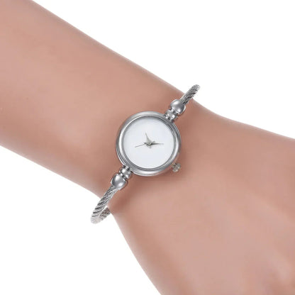 Watch for Women Small Gold Bangle Bracelet Luxury Watches Stainless Steel Ladies Quartz Wrist Watch Brand Casual Women Reloj Good Vibrations
