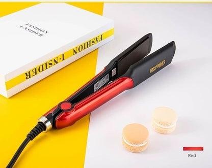 YATENG Ceramic Electric Hair Straightener Corn Stigma Wave Plate Hair Straightener Hair Curler Hair Curler and Straightener Dual-Use Inner Buckle Straightening Does Not Hurt Hair Good Vibrations