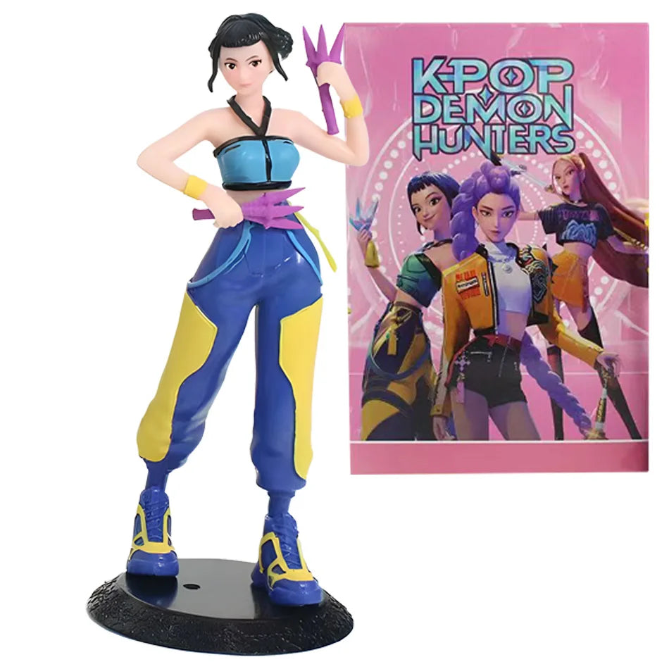 Kpop Demon Hunter Figura Rumi Mira Zoey Anime Model Collectible Statues Toys Decorative Items for Fans Good Vibrations