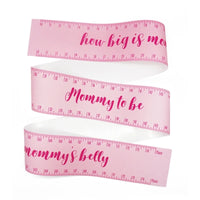 How Big is Mommy's Belly? Includes 1 Mommy's Belly Measuring Tape and 12 Stickers, Gender Neutral Fun Baby-Shower Game Good Vibrations