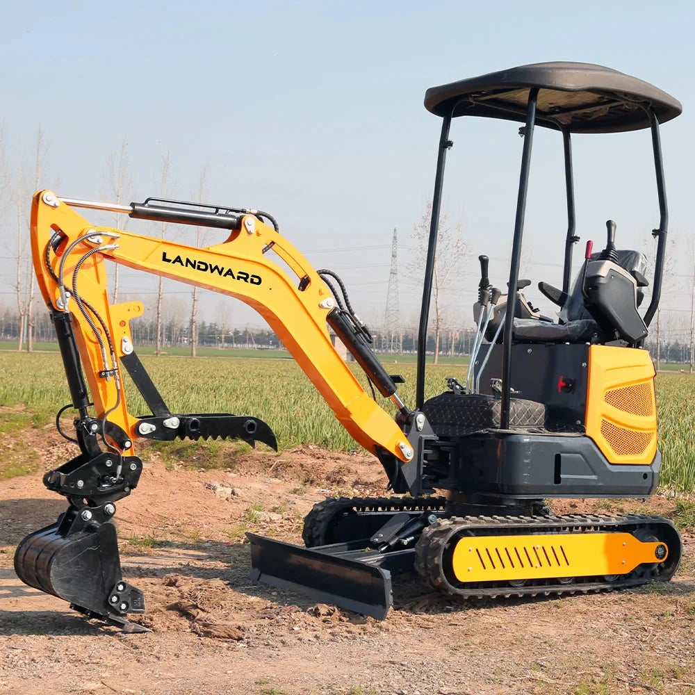 Agricultural customization 1.8 ton Mini Excavator 1Ton Micro Crawler Digger 1800kg Electric Hydraulic Small Excavators for sale Good Vibrations