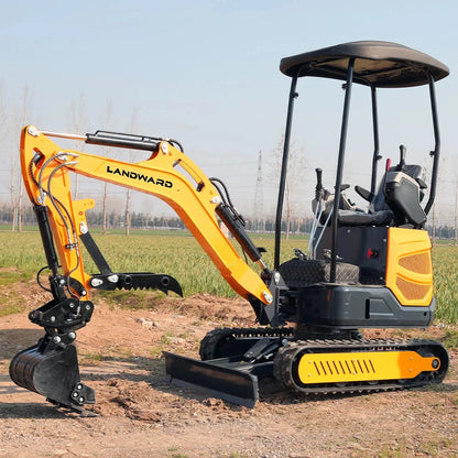 Agricultural customization 1.8 ton Mini Excavator 1Ton Micro Crawler Digger 1800kg Electric Hydraulic Small Excavators for sale Good Vibrations