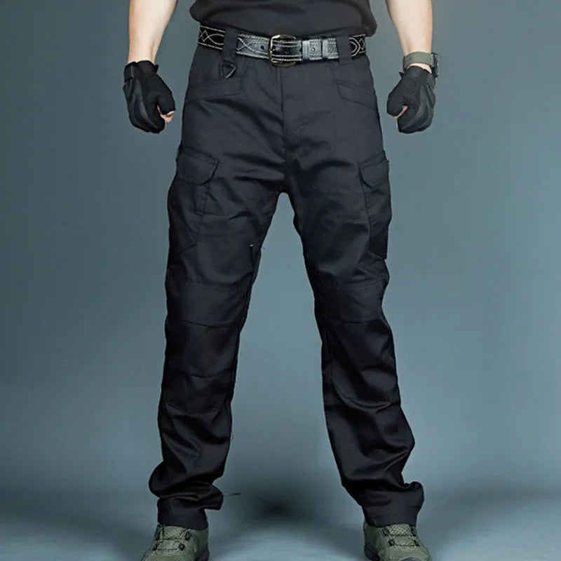 IX9 City Outdoors Tactical Pants Men Combat  Pants Casual Men Hiking Pants Outdoors Trousers Cargo Waterproof Pants Good Vibrations