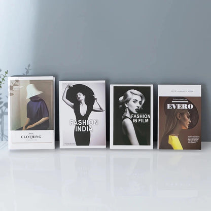 Modern fake book ornament Nordic light luxury simulation book living room home store decoration photo props book case box Good Vibrations