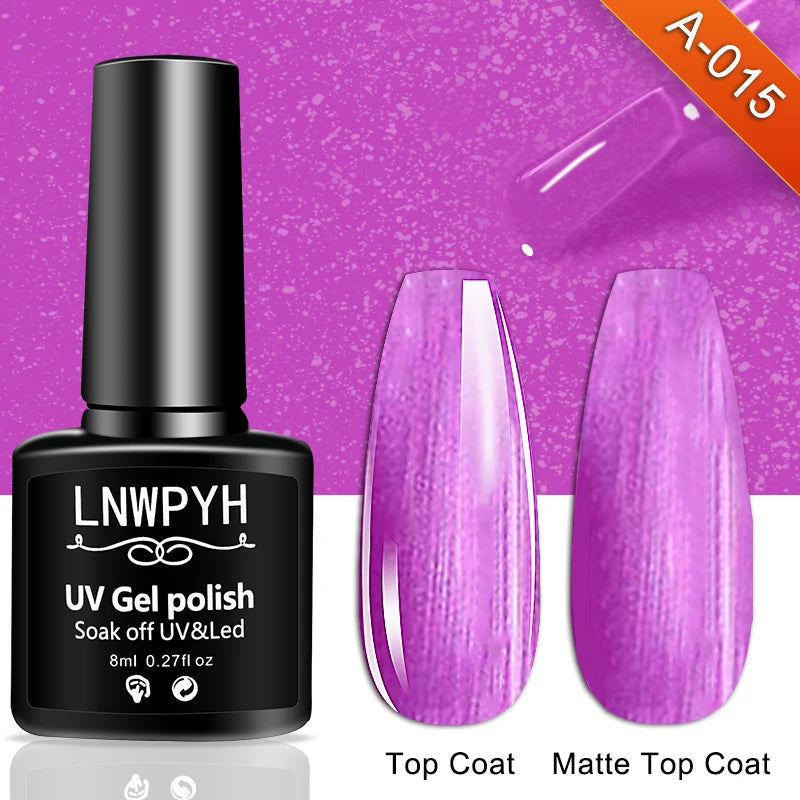 Nail Gel Polish 36 Color Gel Nail Polish Semi Permanent Gel Vernis Base Top Coat Nail Art Manicure Soak Off LED UV Gel Varnishes Good Vibrations