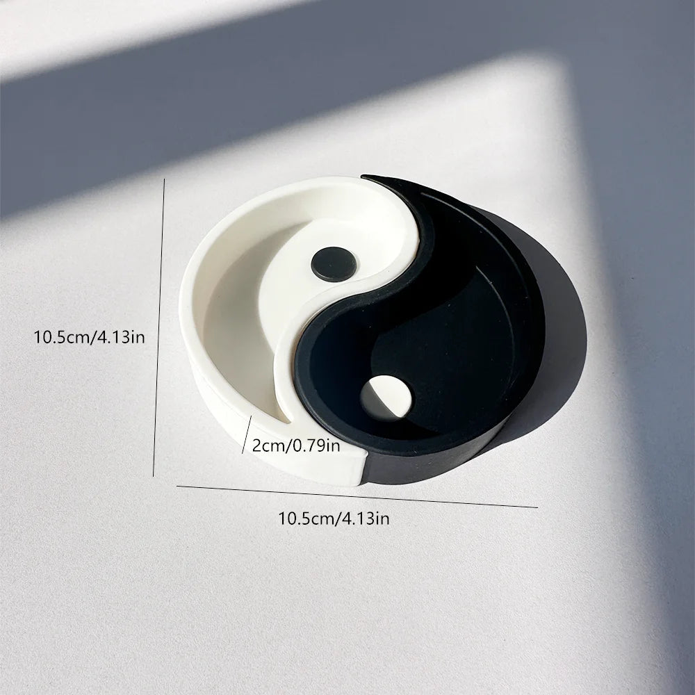 Tai Chi ashtray silicone Chinese style ashtray can be separated for easy and portable cleaning Good Vibrations Adult Super Store