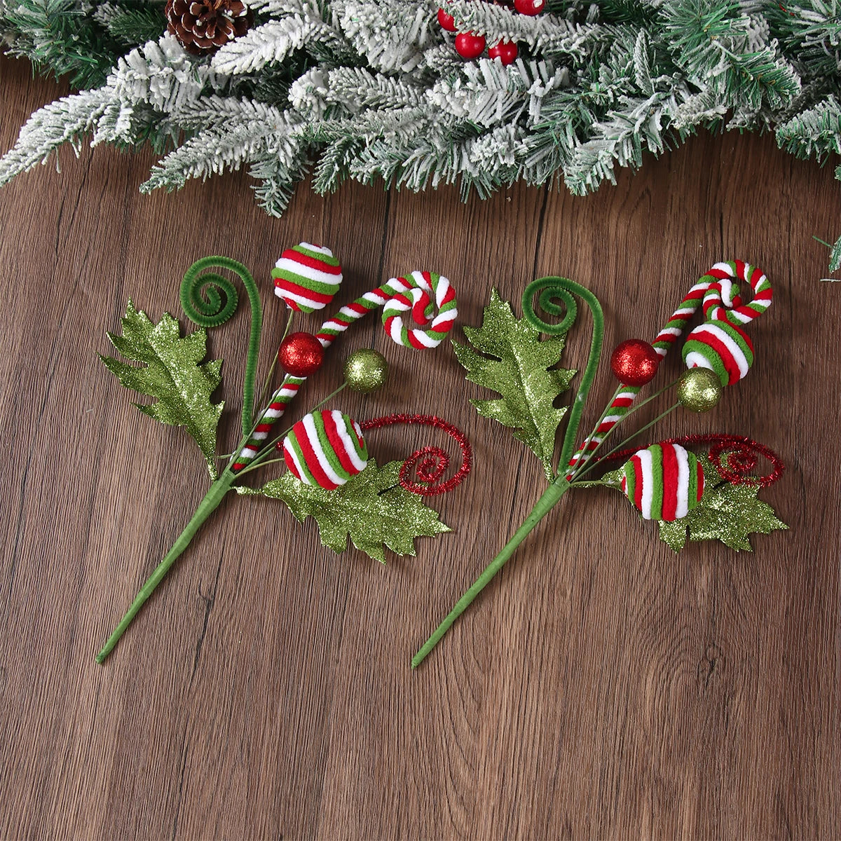 Christmas Ball Articifial Flower Merry Christmas Decoration for Home 2025 Christmas Tree Decorations Ornament New Year 2026 Good Vibrations