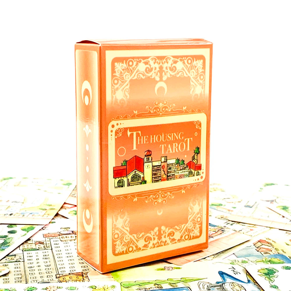 The Housing Tarot Cards 78 Cards English Version Divination Board Games Cards Game Family Gatherings Entertainment Tarot Cards Good Vibrations
