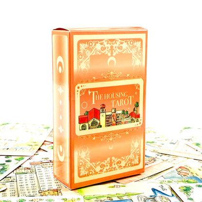 The Housing Tarot Cards 78 Cards English Version Divination Board Games Cards Game Family Gatherings Entertainment Tarot Cards Good Vibrations