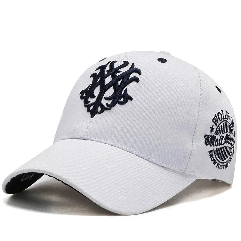 Totem Embroidered Baseball Cap Fashion Men Women Caps Spring And Summer Snapback Hip Hop Hat Adjustable Flame Sun Shading Hats Good Vibrations