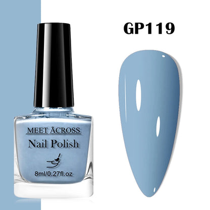 48 Colors Nail Polish Quick Dry No-bake Lasting Water-based Tearable Manicure Not Easy To Fade Semi-permanent Varnish Nail Art Good Vibrations