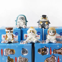 1Pc Random Send Mofusand Cat Blind Box Shark Cat Figure Toys Cos Marine Organism Dolls Blind Bag Decoration Kids Christmas Gift Good Vibrations