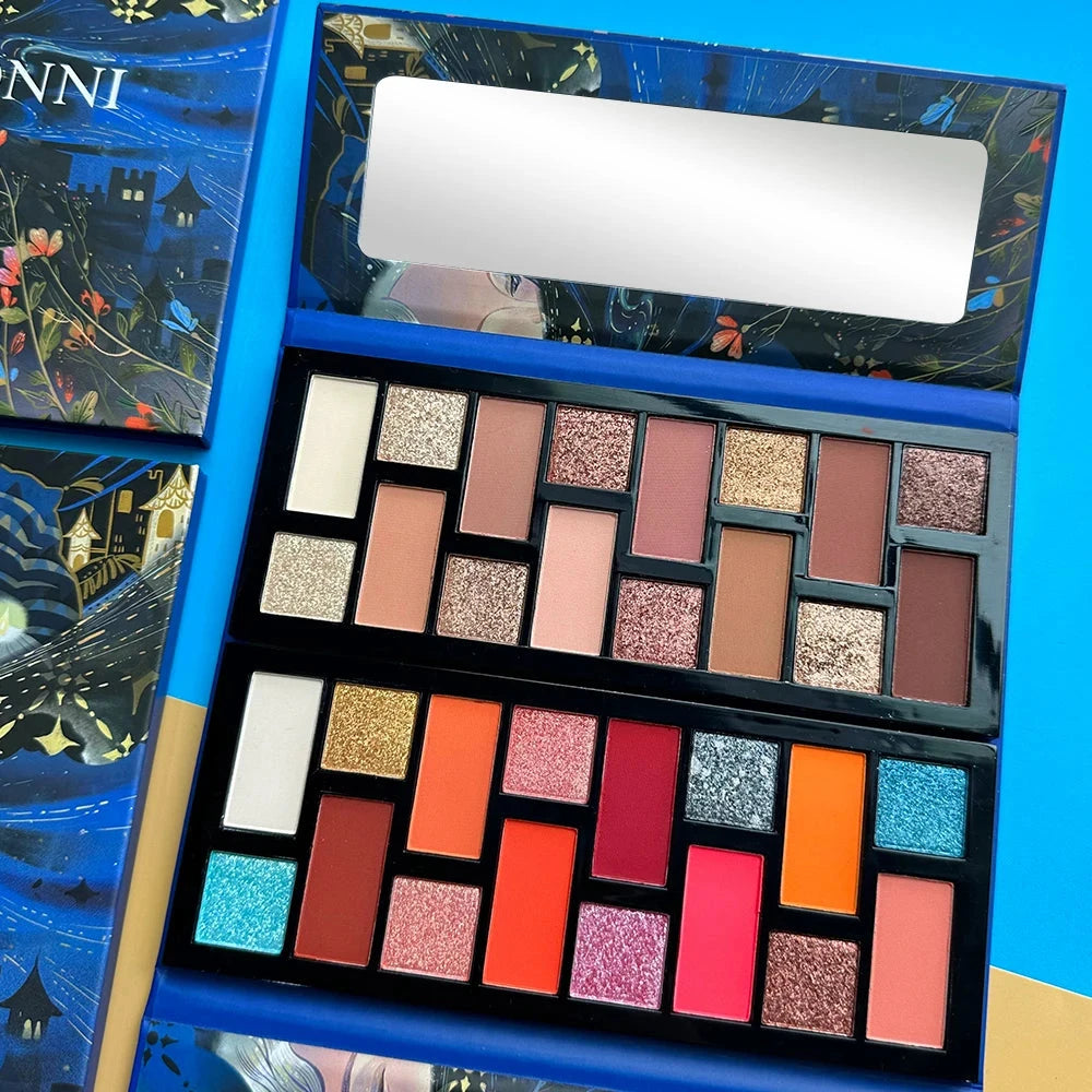 32 Colors Eye Shadow Plate Matte Eyeshadow Waterproof Long Lasting Make Up Pallet Shimmer Fashion Women Beauty Eyes Cosmetics Good Vibrations