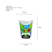 Toy Story Decoration Kids Party Favors Plates Children Girls Birthday Blue Sky White Clouds Balloons Party Supplies Baby Shower Good Vibrations