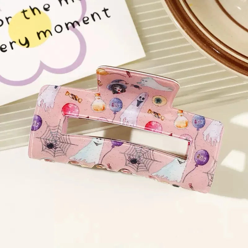 Halloween Theme - With Ghost/Pumpkin/Bat Patterns, Perfect For Holiday Party Costumes, Fashion Accessories For Women And Girls Good Vibrations