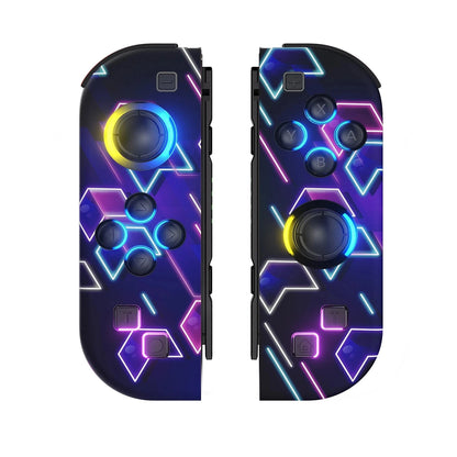 BT 5.2 Switch Joy Controller L/R RGB LED Joypad Gamepad For Nintend Switch/Oled/Lite Joystick with Dual Vibration 6-Axis Wake up Good Vibrations