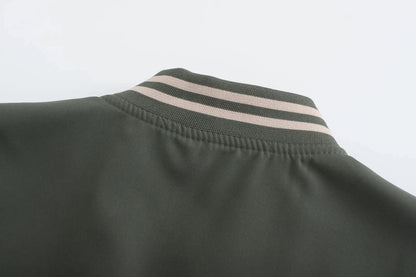 Spring and Autumn Fashion Men's Jacket Color Contrasting Casual Baseball Men's Jacket Clothing New Chaquetas Baseball Jacket Good Vibrations