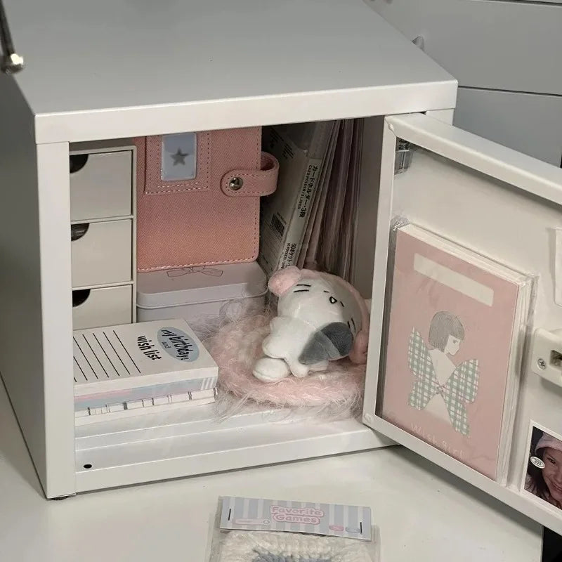 Password Storage Box Home Storage Containers Small Home  Organizer Use Mobile Phone Important Items Se Deposit Box Dustproof Good Vibrations