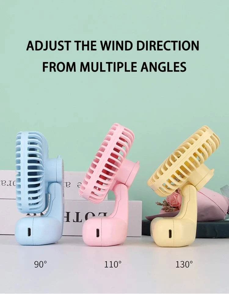 Desktop Desktop Small Fan Mini Handheld Usb Three Speed Cool Air Car Home Office Portable Quiet Outdoor Simple Portable Summer Good Vibrations Adult Super Store