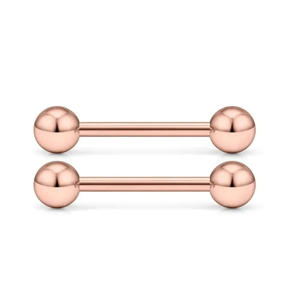 14G Tongue Rings Surgical Steel Straight Barbell Nipplerings Nipple Body Piercing Jewelry Long Barbell Bridge Tongue Rings Good Vibrations