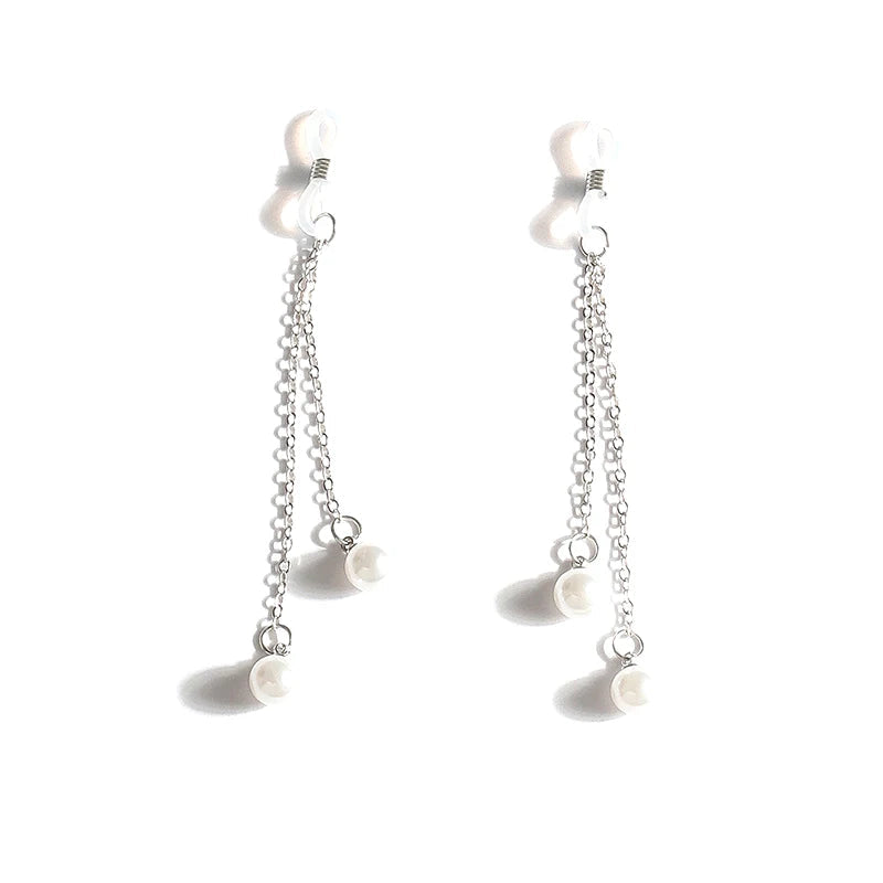1 Pair Sexy Vintage Pearl Pendant Nipple Clip Chest Chain Suitable For Wearing At Nightclubs Parties And Valentine's Day Good Vibrations