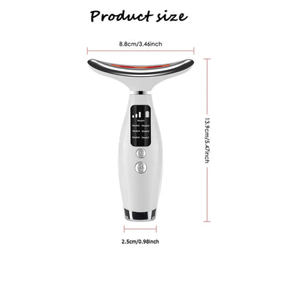 Face Massager -USB rechargeable skin massage tool with digital display designed for the face and neck Good Vibrations