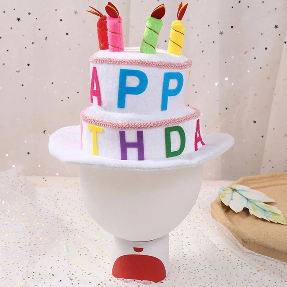 Birthday Hat Headwear Headdress Party Supplies Decorative for Kids Caps Children Hats Good Vibrations