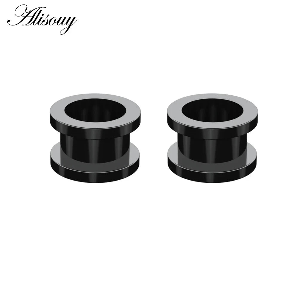 2Pcs/lot Fake Cheater Acrylic Ear Plugs And Tunnels Ear Expander Stretchers Kit Ear Tragus Piercing Set Body Jewelry 9 Sizes Good Vibrations Adult Super Store