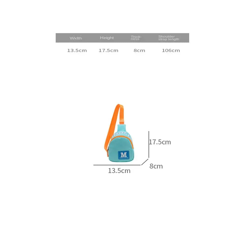 Crossbody Bag Letter Printed Chest Bag Simple Casual Shoulder Bag Adjustable Shoulder Strap Versatile Crossbody Bag Girl Boy Good Vibrations