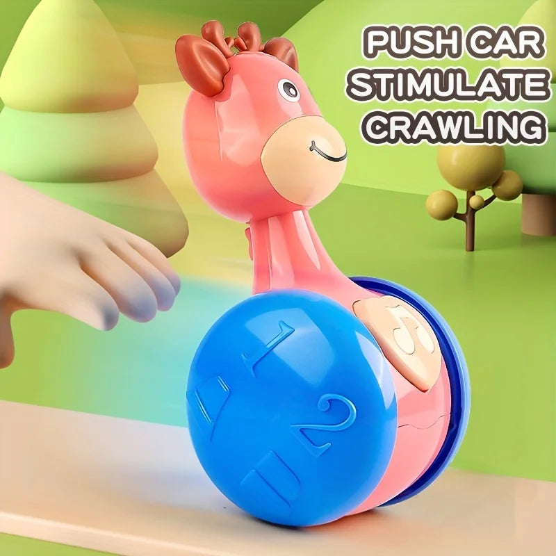 Roly Poly Baby Toys 6 to 12 Months, Tumbler Wobbler Toys for Infant Boy Girl - Perfect for Learning to Climb & Early Education! Good Vibrations