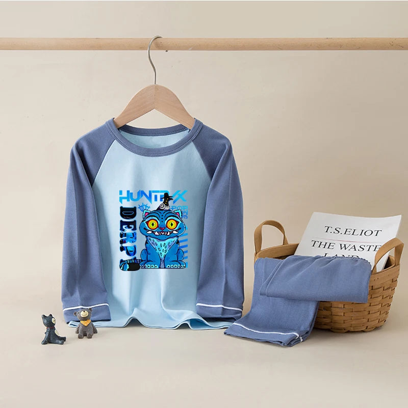 K-Pop Hunters Zoey Mira Rumi Children's Clothing Sets Boys Cartoon Sleepwear Clothes Kids Pajamas Set Baby Girls Cotton Pyjama Good Vibrations