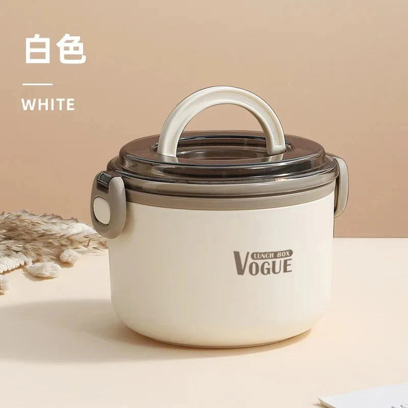 Food Thermal Jar Insulated Soup Thermos Bottles Stainless Steel Lunch Box Drinking Cup Bento Lunch Box Women Hot Food Container Good Vibrations