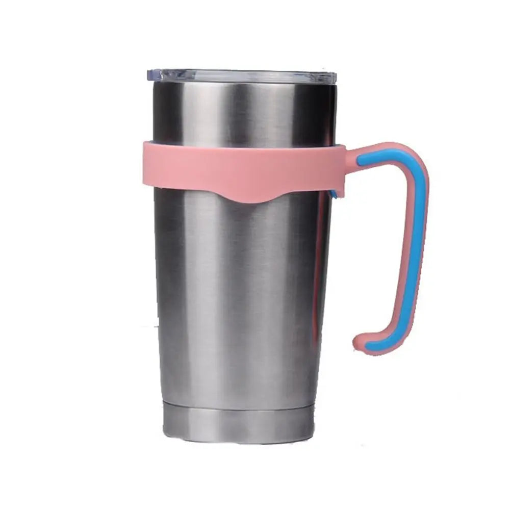 Water Bottle Tumbler Cup Handle for Yetti Rambller 20oz/30Oz Travel Mug Holder  Car Vehicle Cup Drink Holder Rack Bottle Holder Good Vibrations Adult Super Store