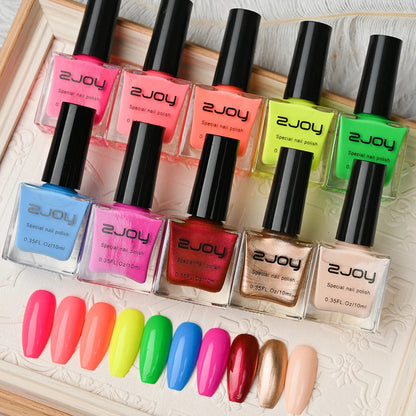 10ml Nail Stamping Polish Varnish Black White Colorful Nail Printing Lacquers for Stamping Plate 30 Colors Nail Stamping Polish Good Vibrations