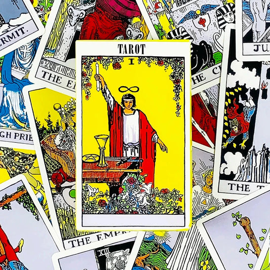English/Spanish Version Classic The Rider Tarot Card Prediction Divination Board Game Toy Holiday Games Waite Tarot Deck Booklet Good Vibrations