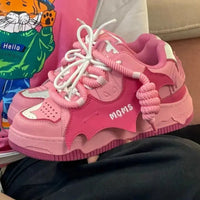 2025 New Women Shoes for Women Tennis Retro Punk Skateboard Shoes Fashion Sneakers Designer Sports Casual women's shoes Good Vibrations