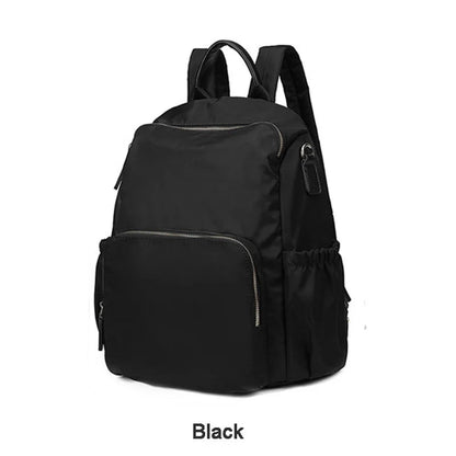 Women Backpack Fashion All-match Oxford Cloth Lady Business Travel Leisure Canvas Bag Girl Large-capacity Anti-theft Schoolbag Good Vibrations